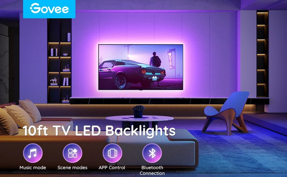 Govee H61780A1 Éclairage LED pour TV 46-60 pouces
