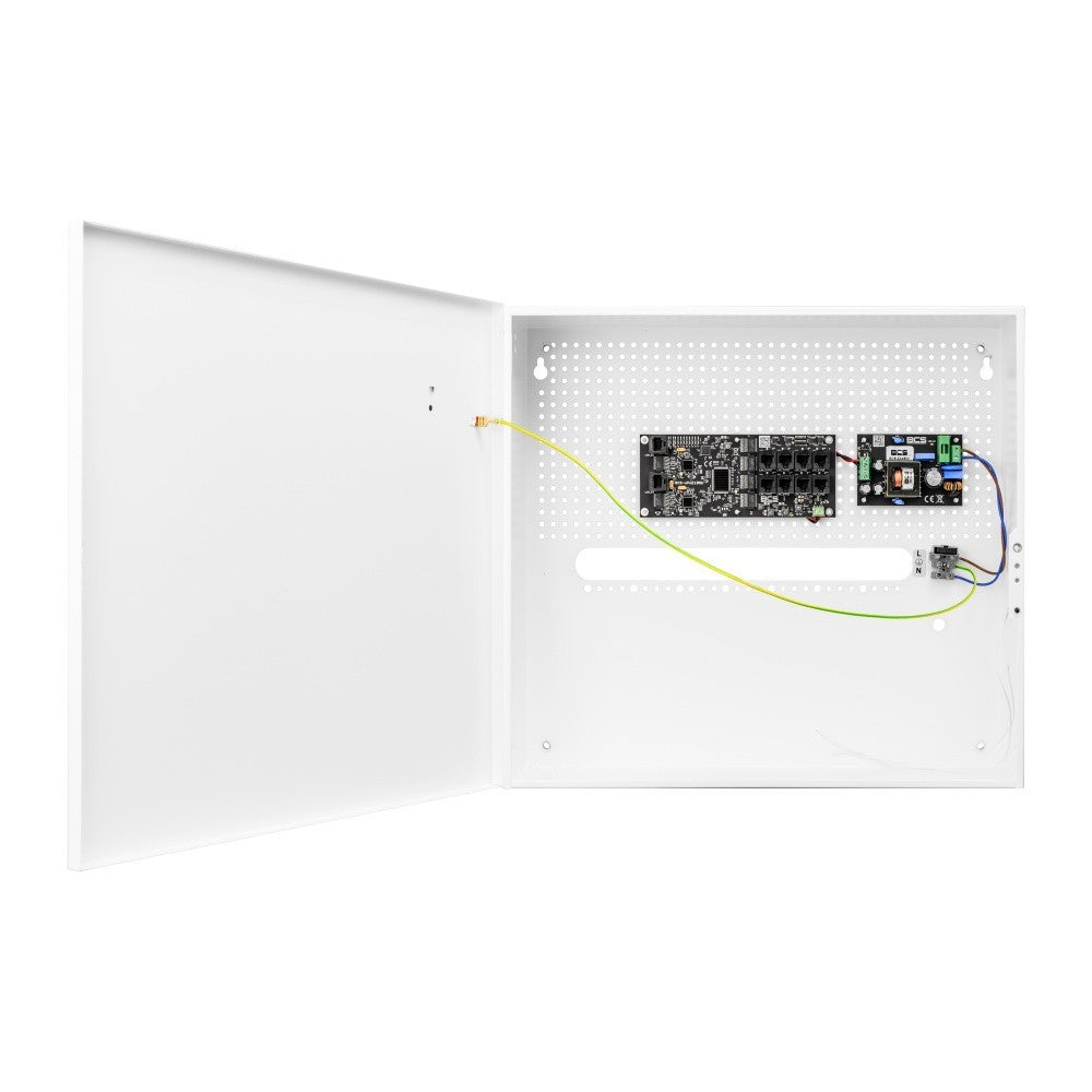BCS BCS-IP8Gb/E-S Ensemble d'alimentation PoE pour caméras IP jusqu'a 8 récepteurs