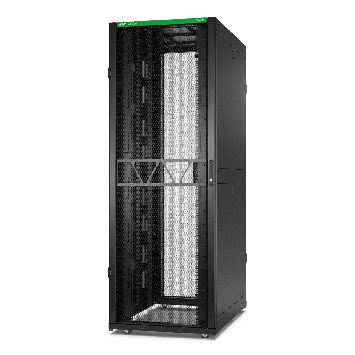 APC NetShelter SX Gen 2 Rack cabinet 2124H x 750W x 1200D mm with sides floor-standing Black 45U 19 TAA Compliant