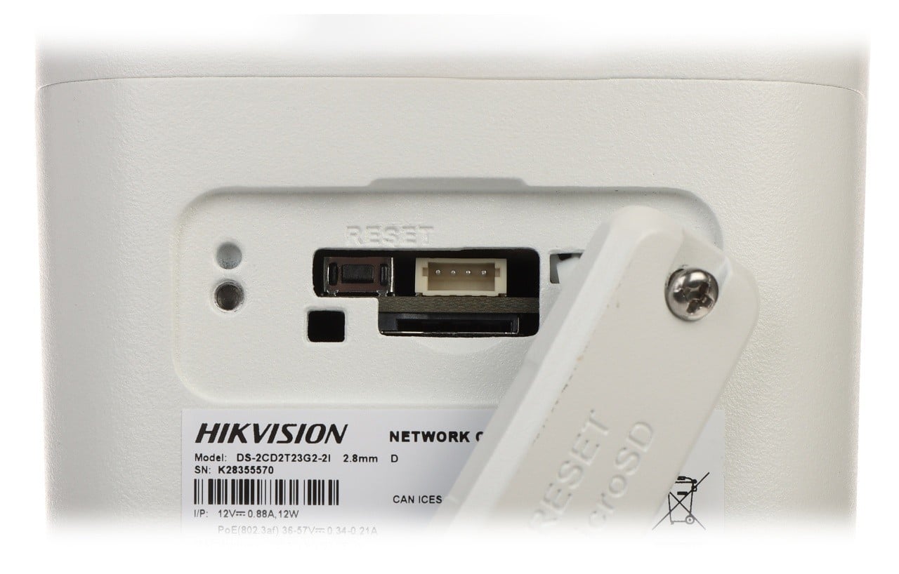 Hikvision DS-2CD2T86G2H-2I(2.8mm)(eF) Caméra réseau Bullet fixe 8 MP alimentée par Darkfighter