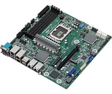 ASRock W680D4U-2L2T/G5, 1xSKT LGA1700, Intel Core 12/13 Gen., W680, 4xDIMM, SATA, 1xM.2, 2xGbE, 2x10GbE, IPMI