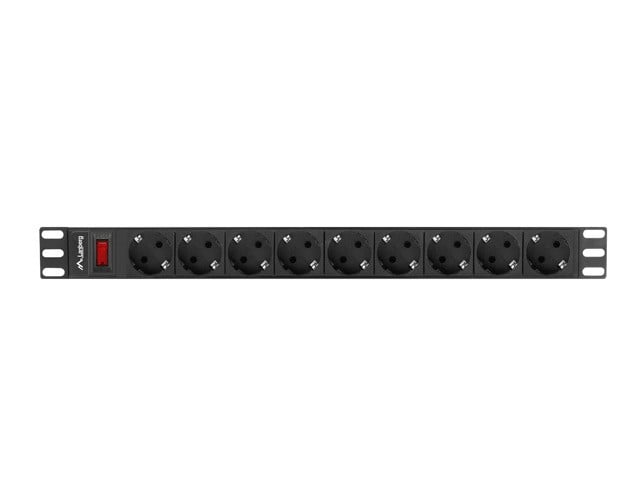 "Lanberg RACK POWER STRIP 19"" PDU 1U 9X SHUKO - 3 m"