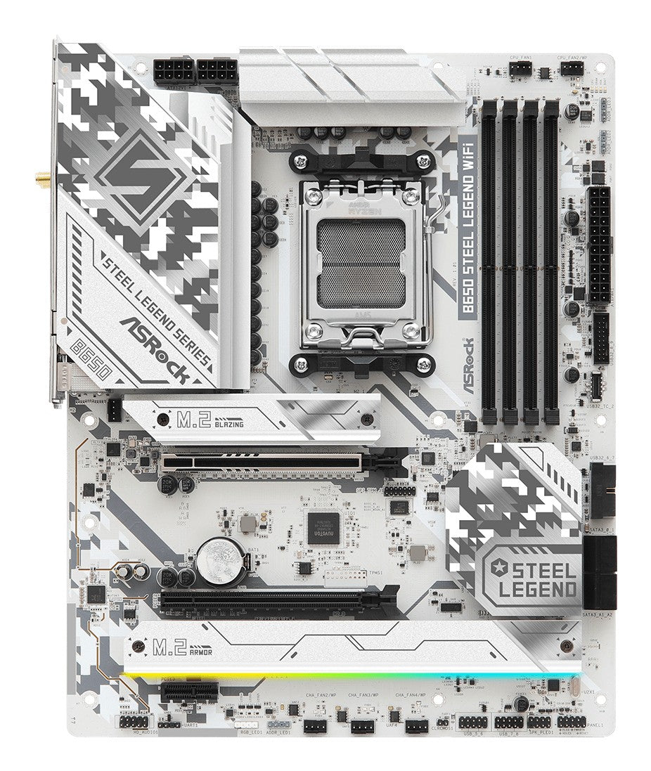 Asrock B650 Steel Legend WiFi AMD B650 Emplacement AM5 ATX