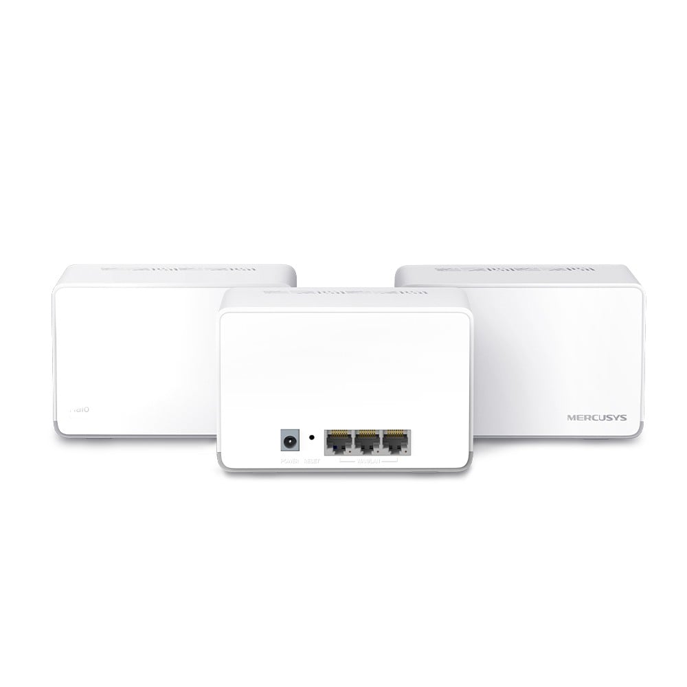 Mercusys Halo H70X (3-pack) Bi-bande (2,4 GHz / 5 GHz) Wi-Fi 6 (802.11ax) Blanc Interne