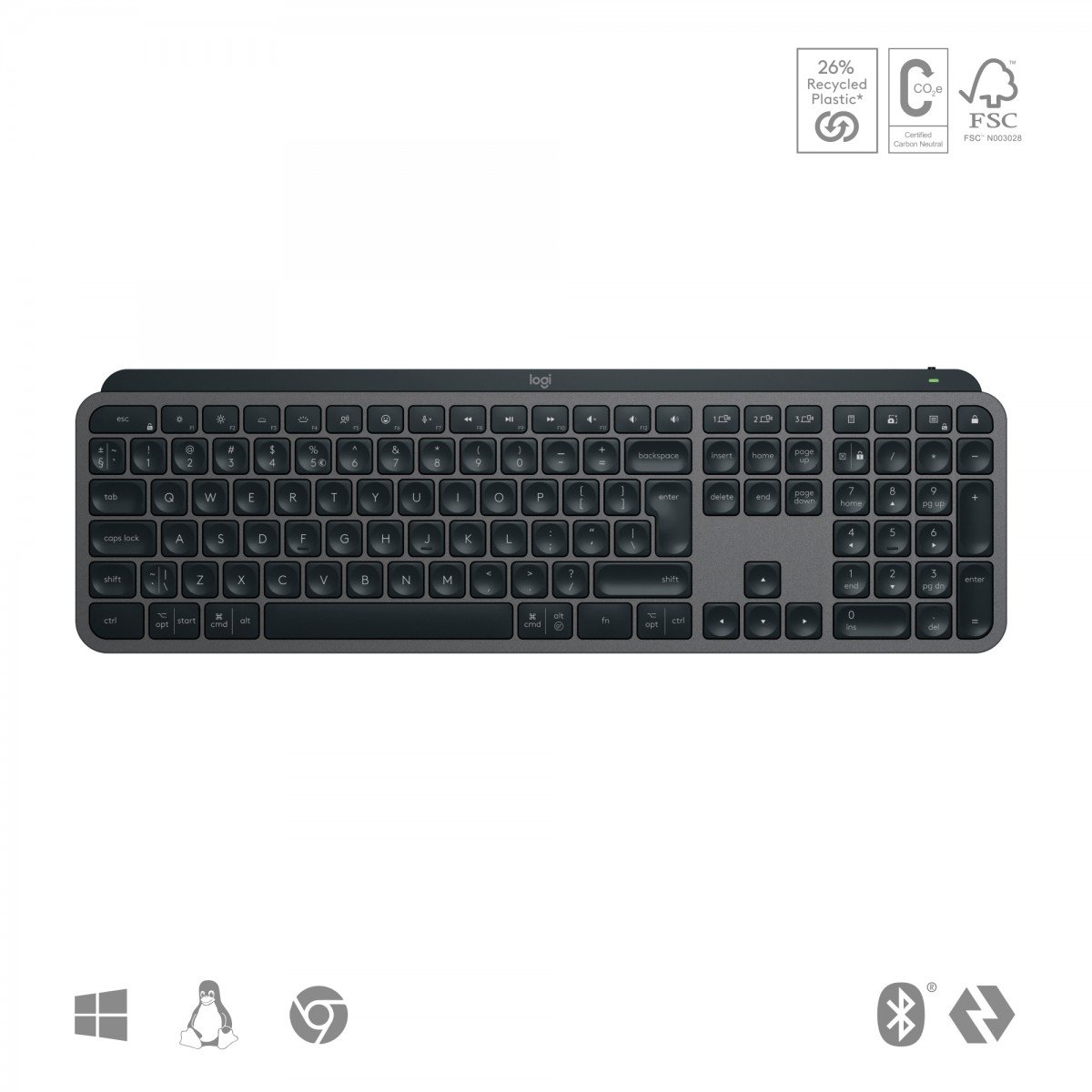 Logitech 920-011587 Clavier MX Keys S Graphite