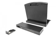 Digitus DS-72216 commutateur écran, clavier et souris Grille de montage Noir