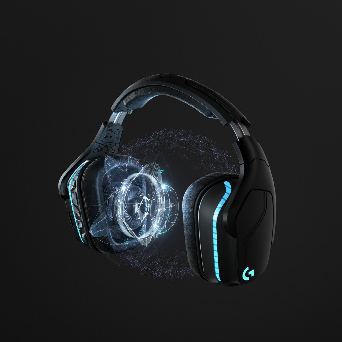Logitech G 981-000744 casque Sans fil Arceau Noir