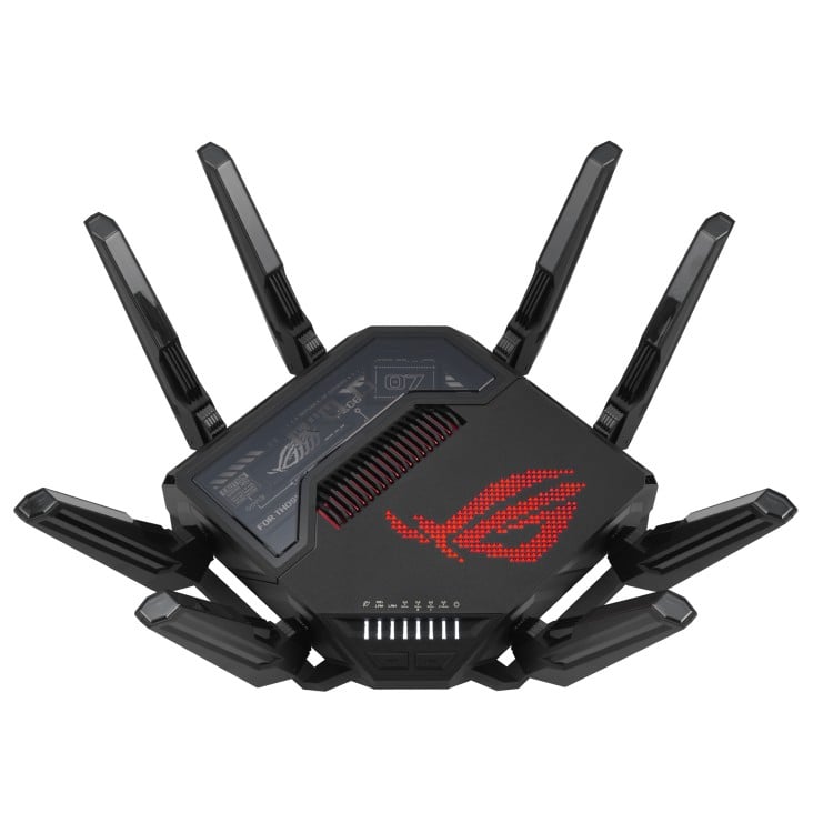 ASUS ROG Rapture GT-BE98 Quad-band WiFi 7 802.11be Gaming Router support new 320MHz bandwidth