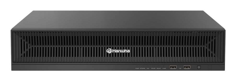 Hanwha XRN-6420B2 NVR 64CH Noir