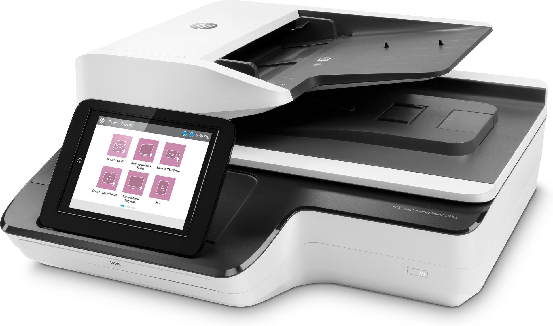 HP ScanJet Enterprise Flow N9120 fn2 Document scanner CIS Duplex 297x864mm 600dpix600dpi 120ppm ADF 200sheets 20000scans USB LAN