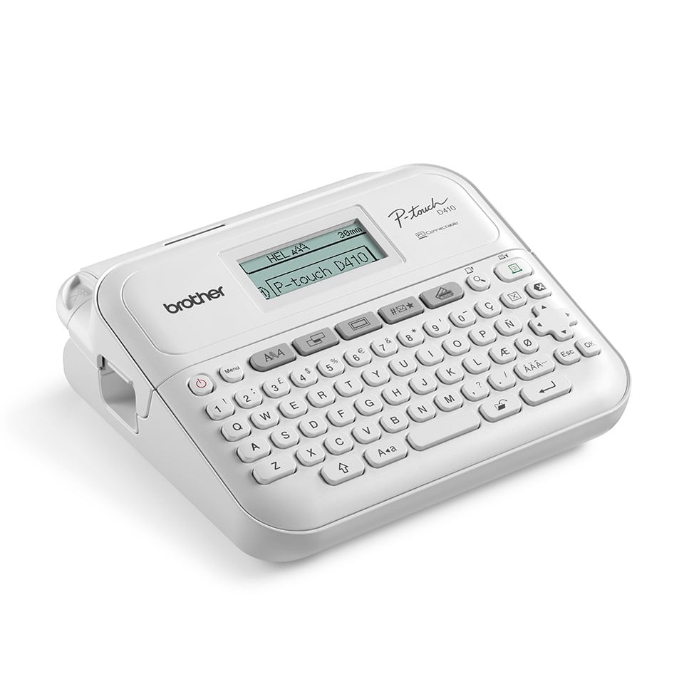 Brother PT-D410VP imprimante pour étiquettes ZINK (Zero-Ink) 180 x 180 DPI Avec fil TZe QWERTY