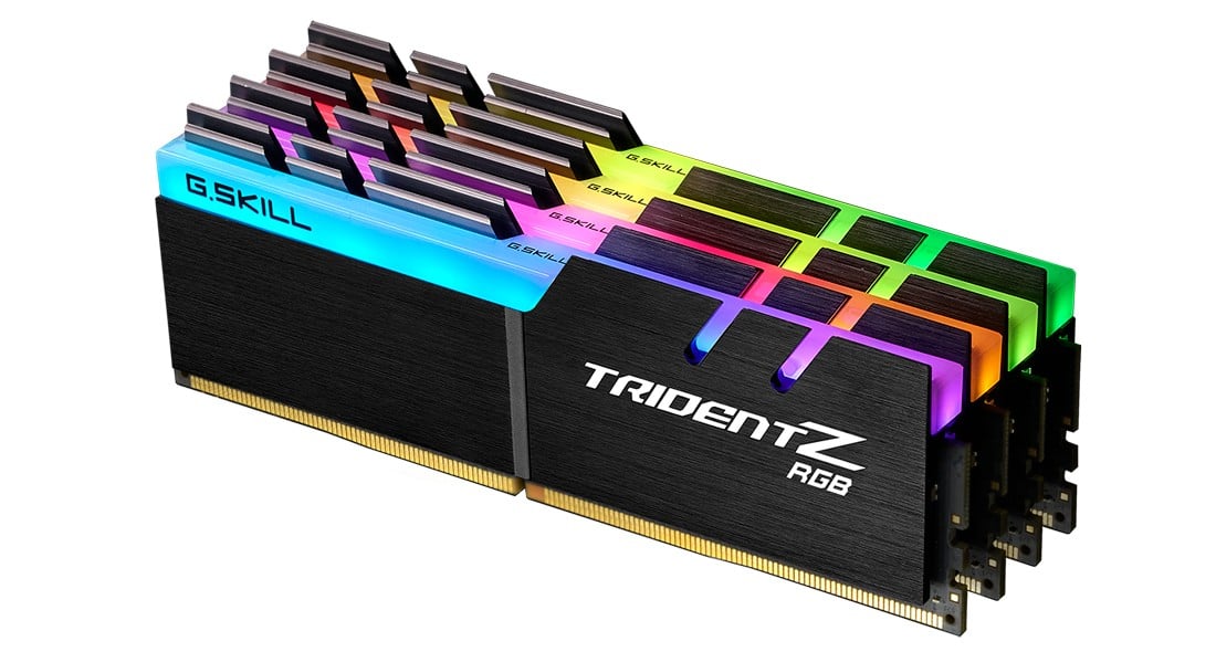 Module de mémoire G.Skill Trident Z RGB F4-3600C16Q-32GTZRC 32 Go 4 x 8 Go DDR4