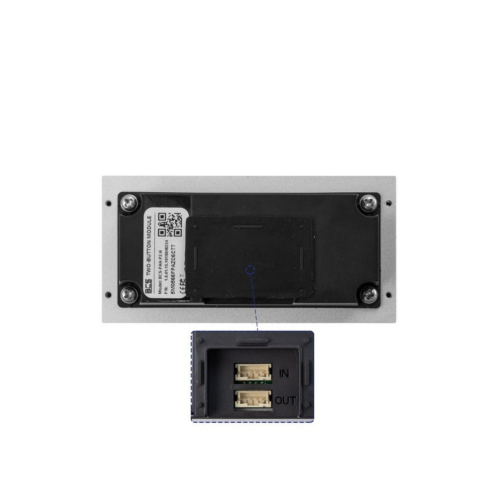 BCS BCS-PAN-P2-N Module de bouton double