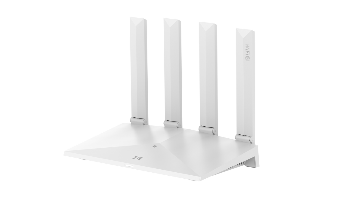 ZTE Router T3000 WiFi 6 AX3000 2xWAN/LAN 2xLAN WHITE