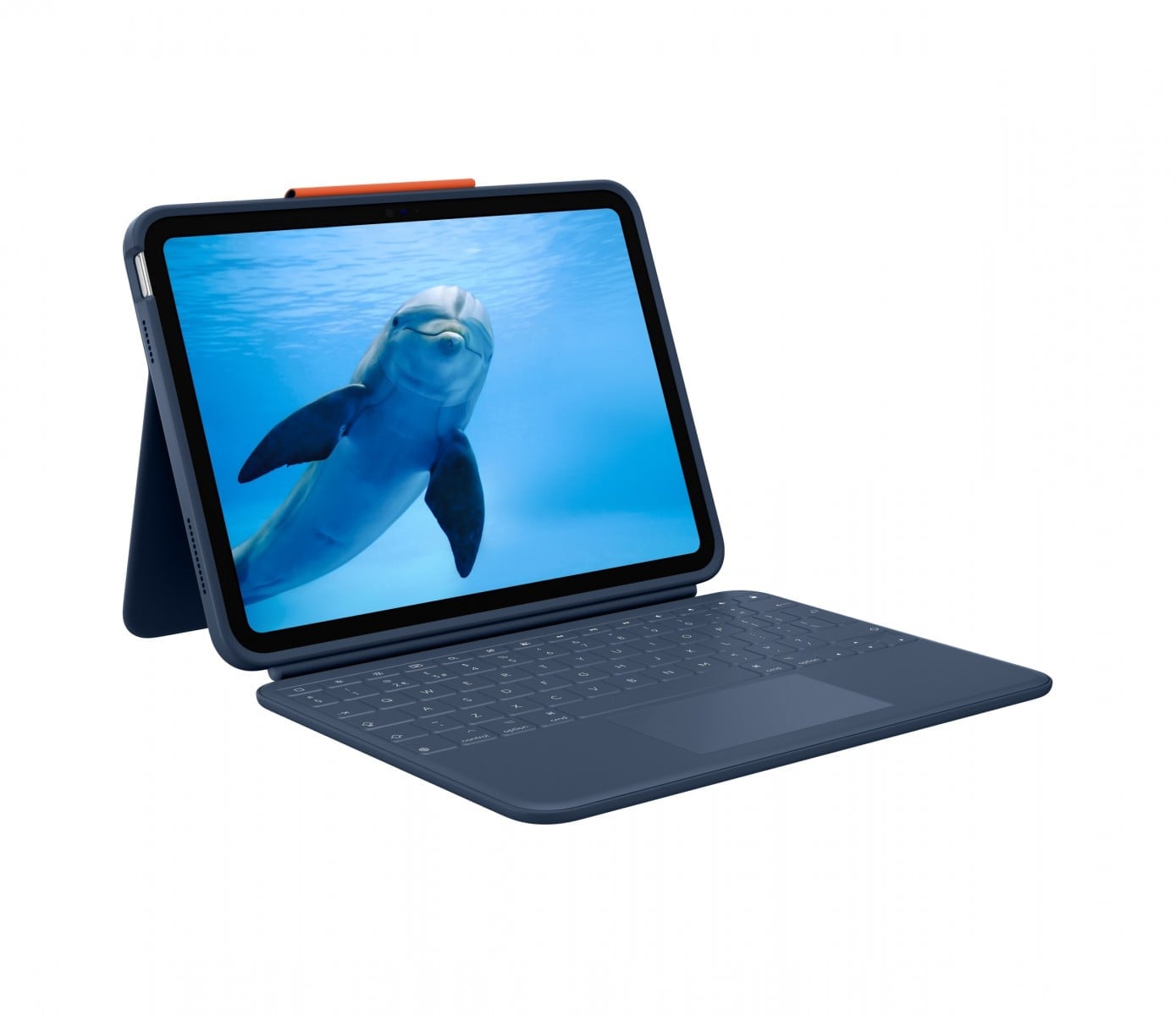 Logitech 920-011188 Rugged Combo 4 Touch Folio Clavier pour iPad Bleu Classique