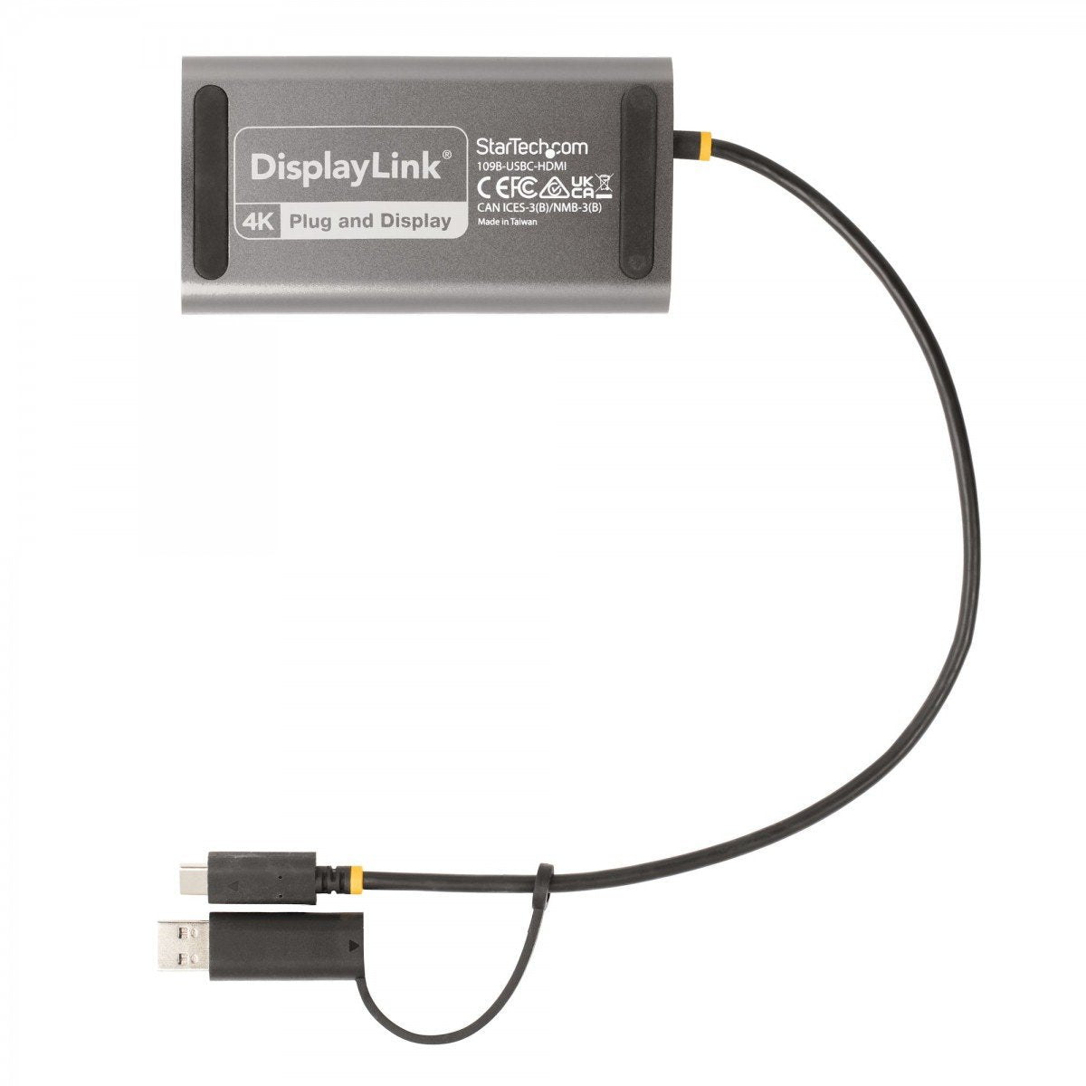 USB-C to Dual-HDMI Adapter 4K 60Hz PD
