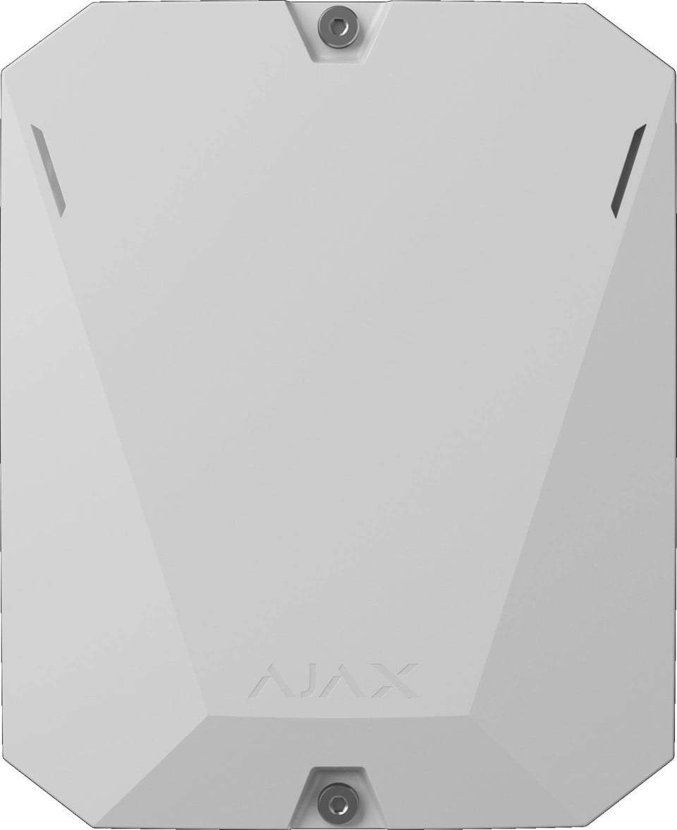 Ajax Systems 93601.263.WH1 Panneau de contrôle d'alarme sans fil alimenté par batterie Hub BP Jeweller blanc (2xSIM/2G/3G/LTE)