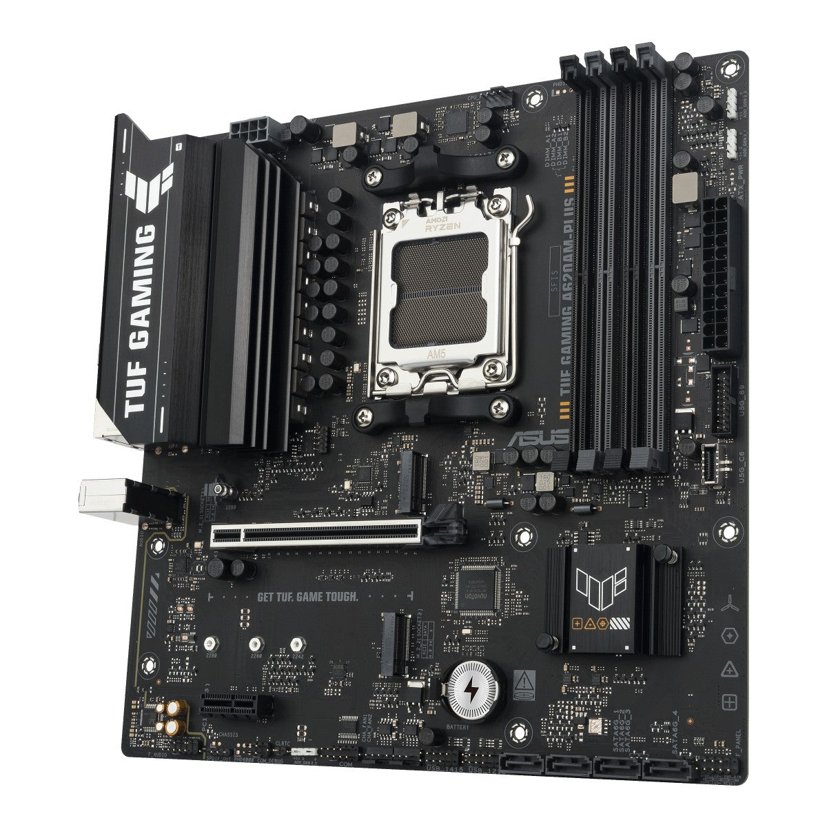 ASUS AMD A620A micro-ATX motherboard 4xDDR5 1xHDMI 2.1 2xDP 1.4 2xM.2 4xSATA