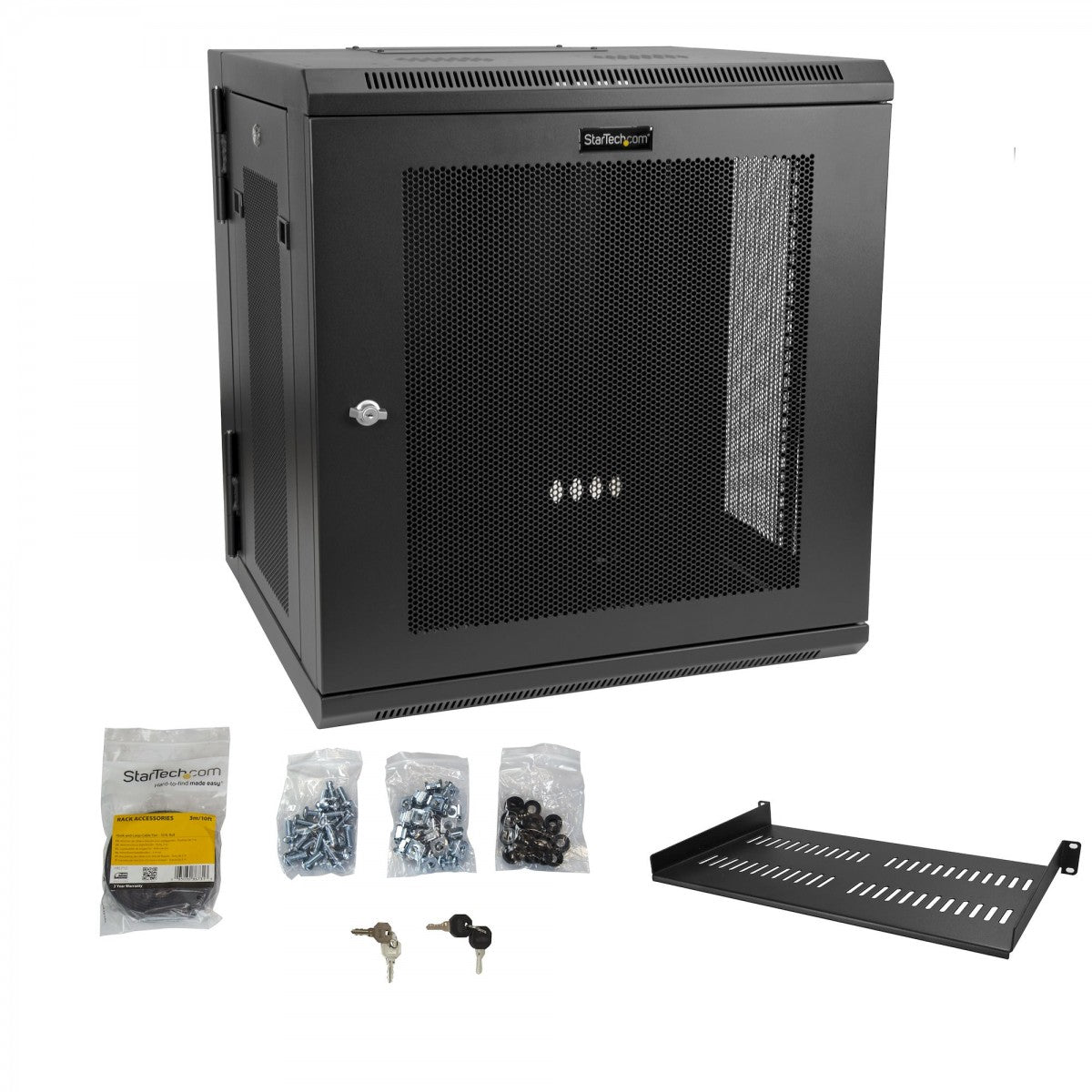 Cabinet - Wallmount w/Hinge 12U