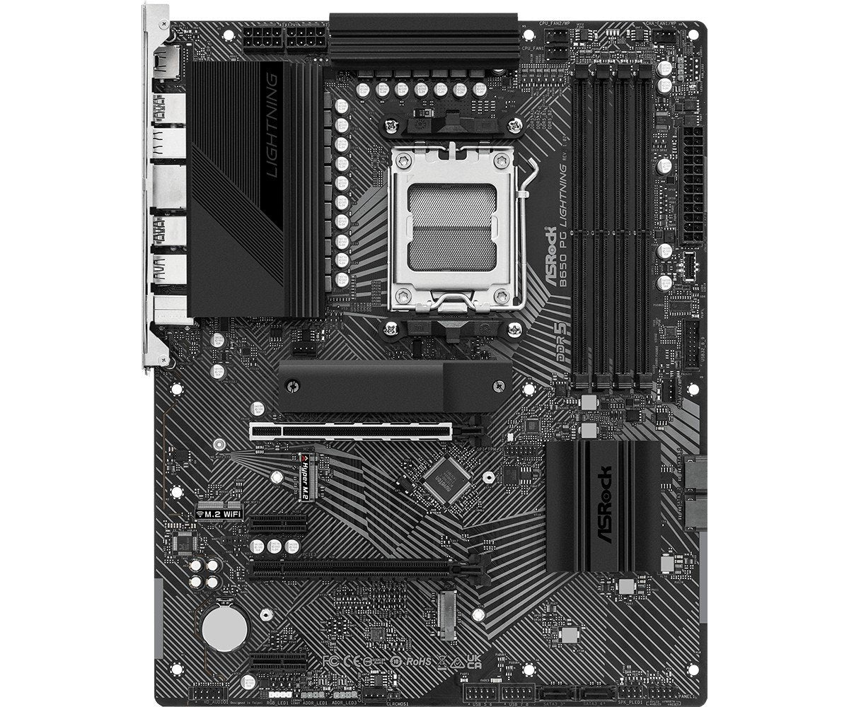 ASRock 90-MXBK20-A0UAYZ Carte mere B650 PG Lightning avec DDR5 et Wi-Fi 6E