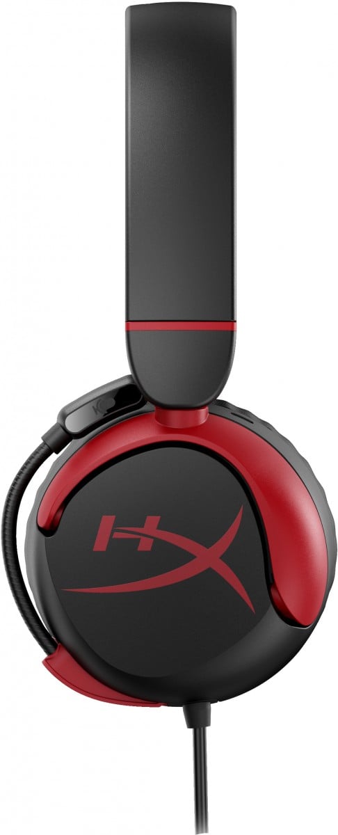 Casque filaire HyperX Cloud Mini avec microphone, minijack 3,5 mm, noir-rouge