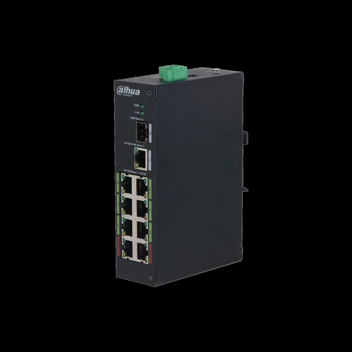 Dahua LR2110-8ET-120-V2 Commutateur non géré 10 ports avec 8 ports ePoE