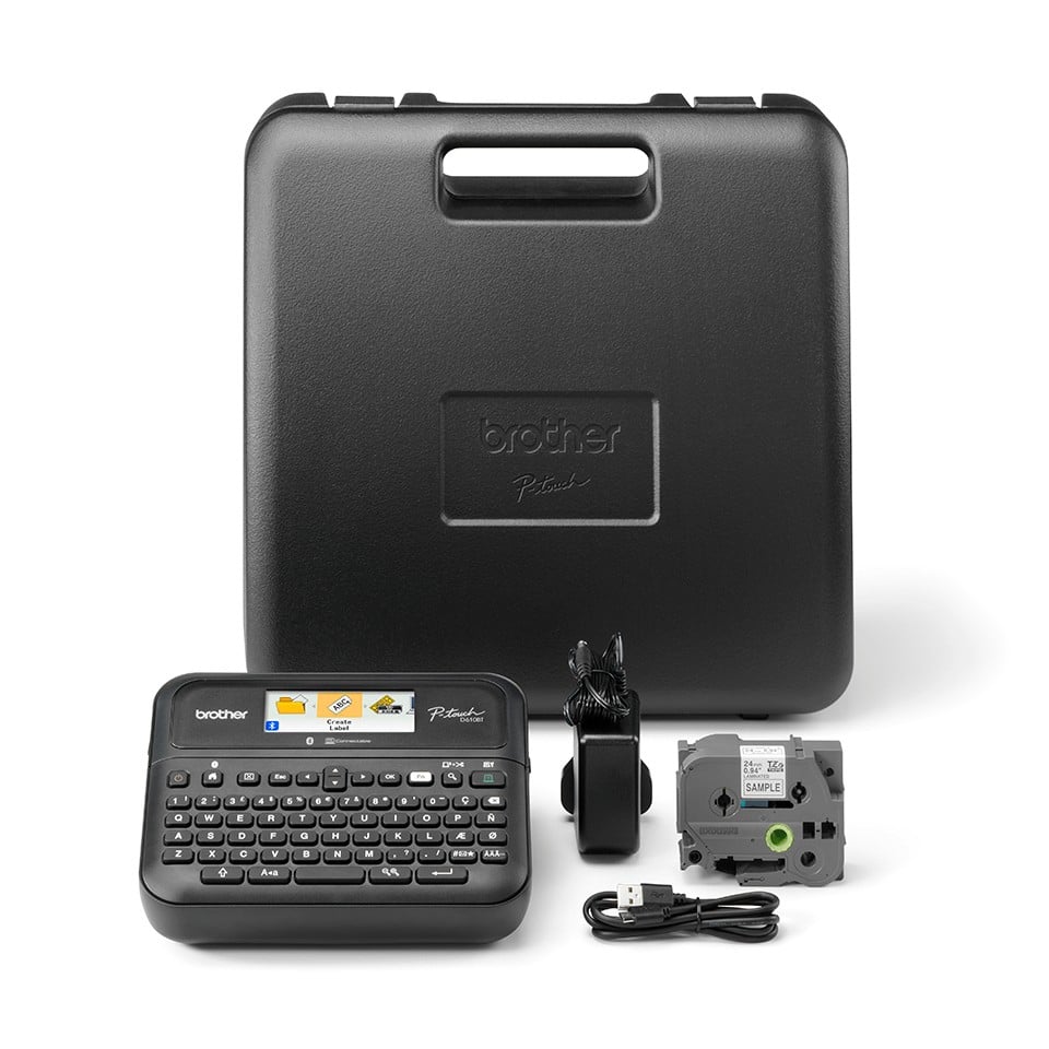 BROTHER PT-D610BTVP Business Professional Connected Label Maker 24mm with case
