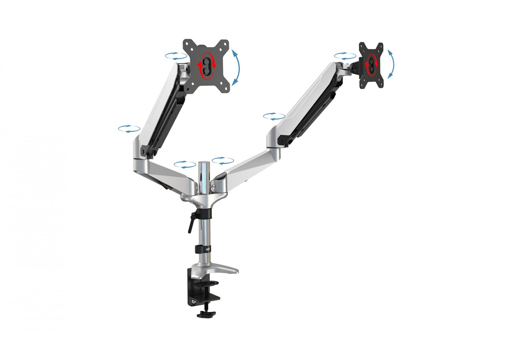 Digitus Support d’écran universel avec monture de bureau et ressort pneumatique