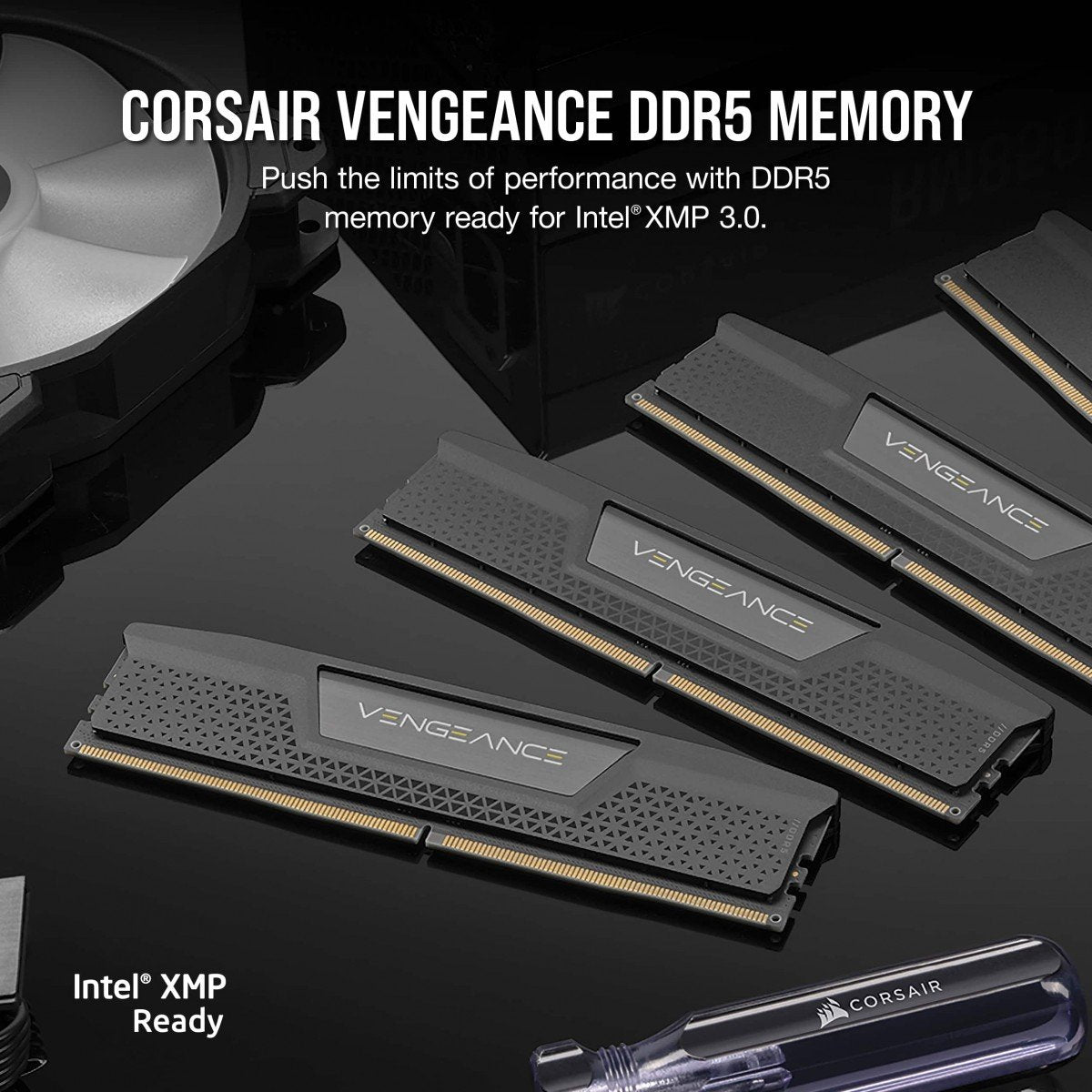 Module de mémoire Corsair Vengeance CMK32GX5M2B6000C38 32 Go 2 x 16 Go DDR5