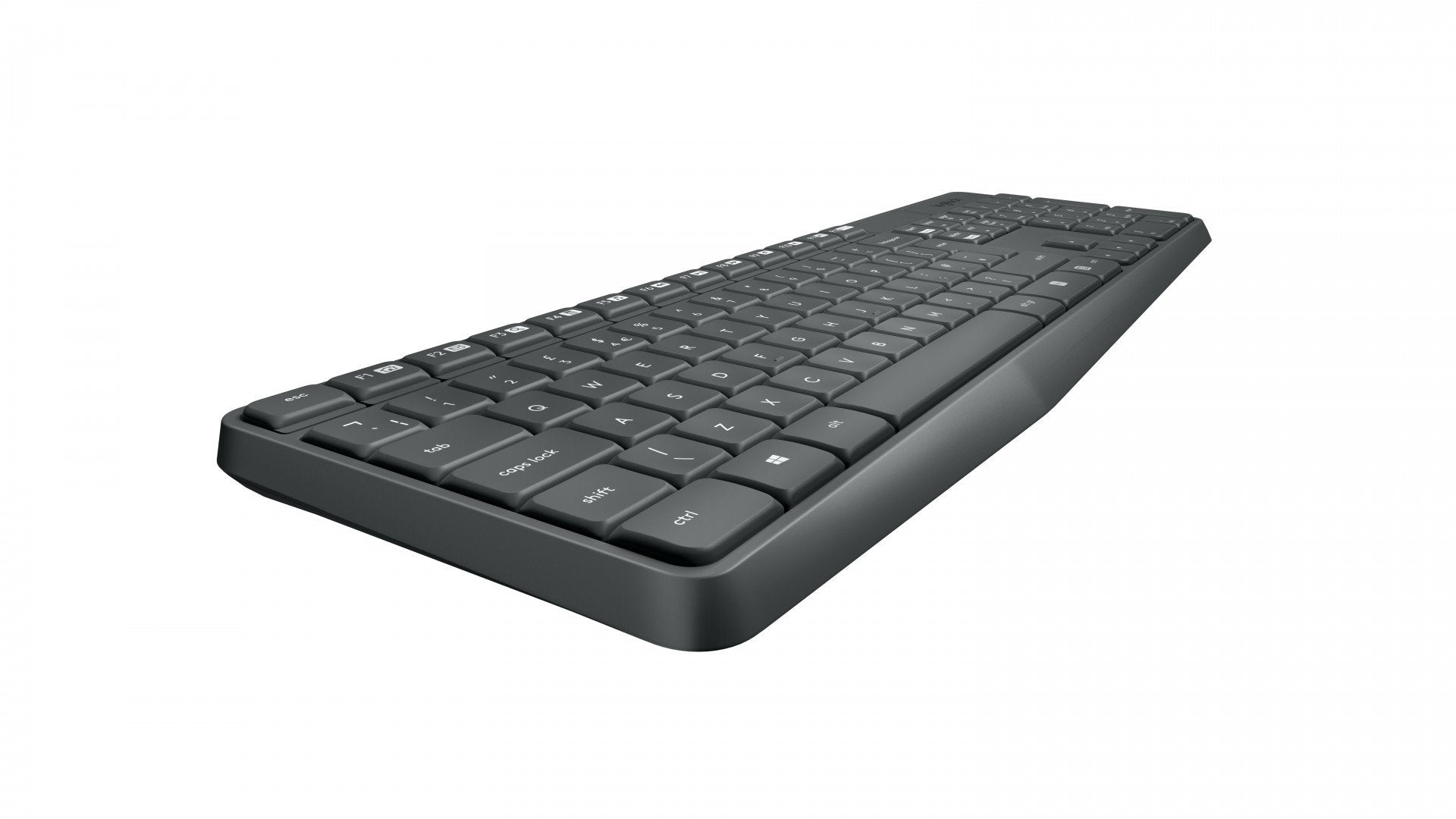 Logitech 920-007905 clavier Souris incluse Maison RF sans fil QWERTZ Allemand Gris