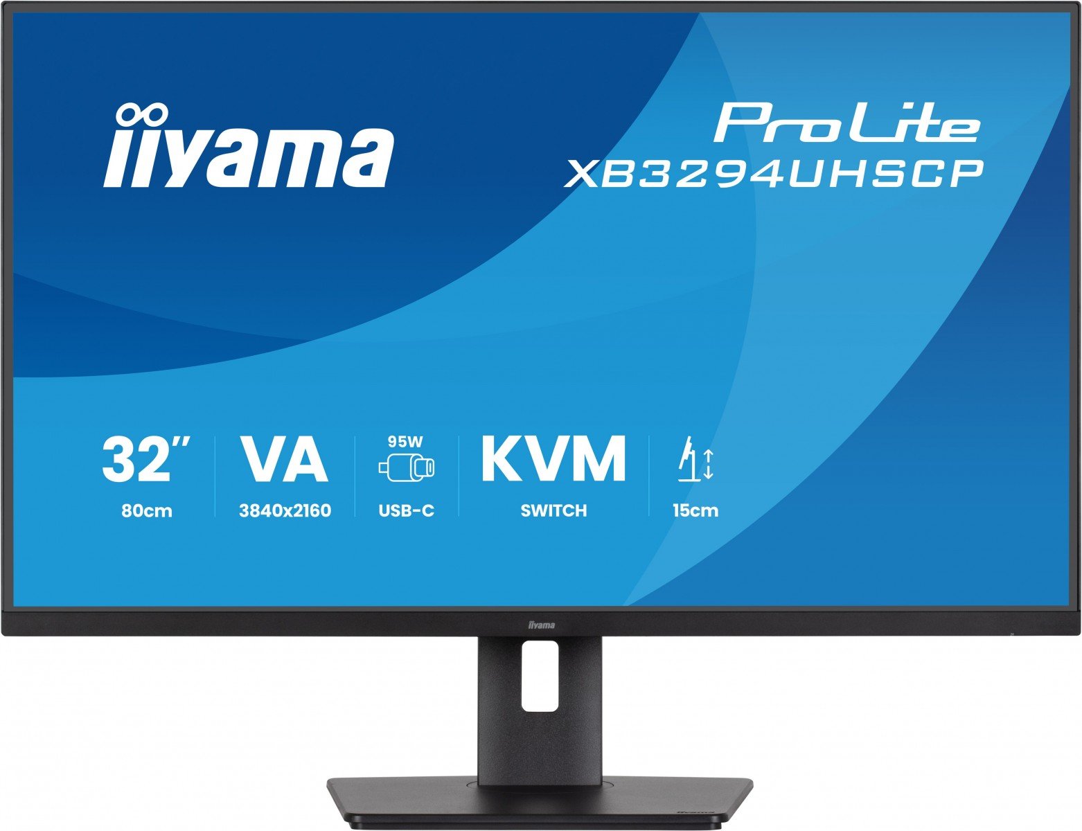 iiyama XB3294UHSCP-B1 32" VA LCD USB-C D