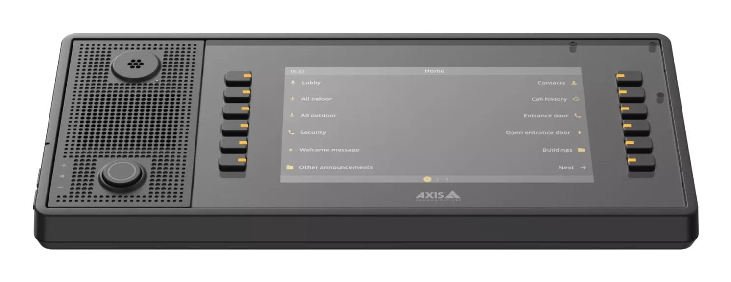 "AXIS C6110 systeme de vidéophone 17,8 cm (7"") Noir"