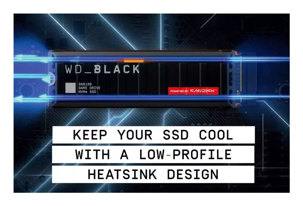 WD Black SN8100 NVMe SSD - 8To With Heatsink