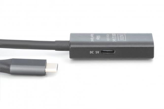 Câble d'extension actif, USB 3.0 5Gbps, USB-C - USB-A, 5m