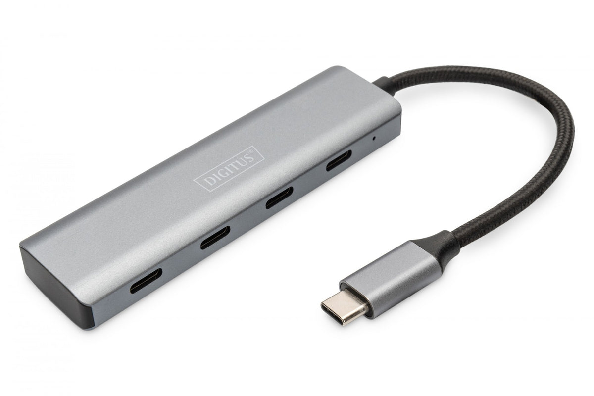 Digitus DA-70246 hub & concentrateur USB 3.2 Gen 1 (3.1 Gen 1) Type-C 5000 Mbit/s Gris