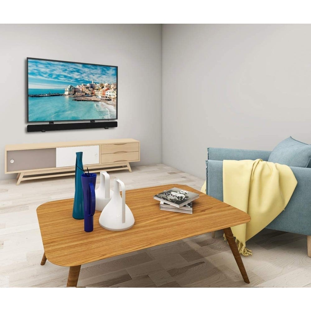 Support mural Techly ICA-SP-SB06 ou support VESA pour téléviseur pour haut-parleur Soundbar réglable