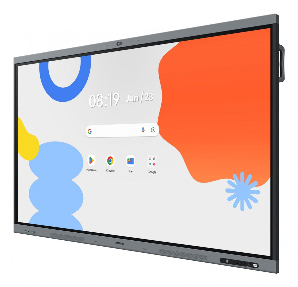 SAMSUNG WAFX-P Eboard WA65FX-P 65p Android 15 EDLA Octacore 16Go RAM 128Go storage UHD IR Touch 3xHDMI USB-C PD 65W 48Mpixel auto