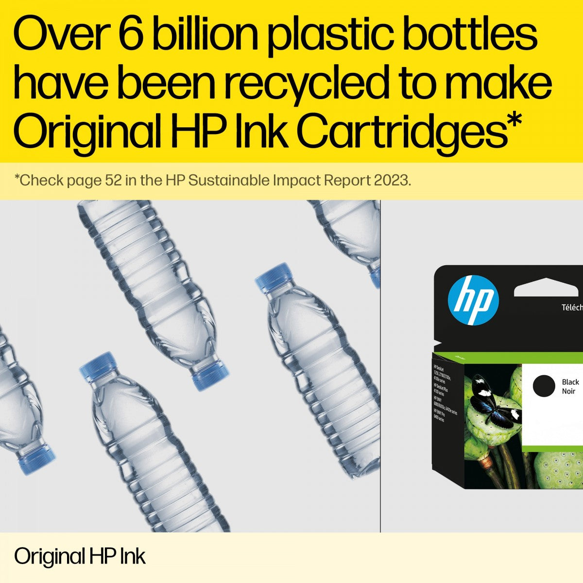 HP 305 Cartouche d'encre noire 3YM61AE Instant Ink