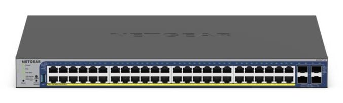 NETGEAR 48P GE POE+ Smart Switch W/10G SFP+ GS752TXPV3