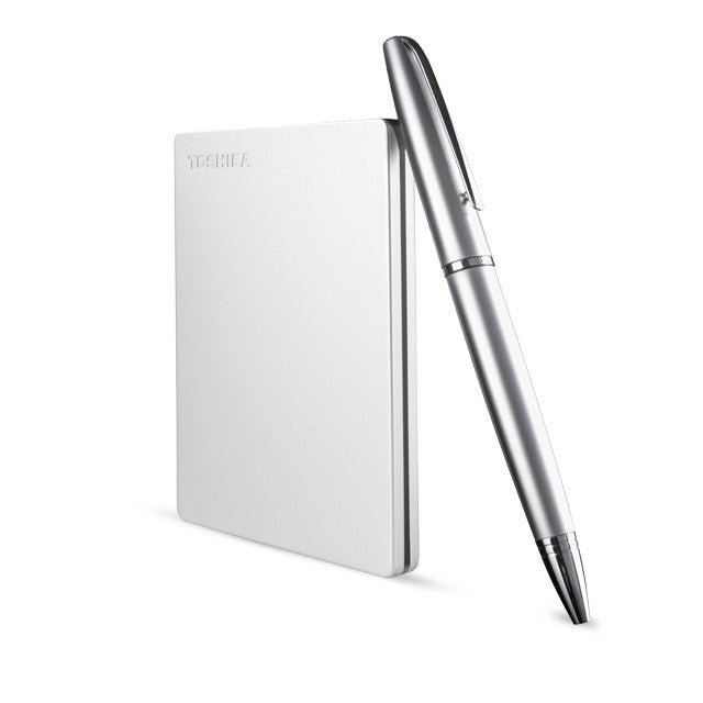 "Toshiba Canvio Slim disque dur externe 1 To 2.5"" Micro-USB B 3.2 Gen 1 (3.1 Gen 1) Argent"
