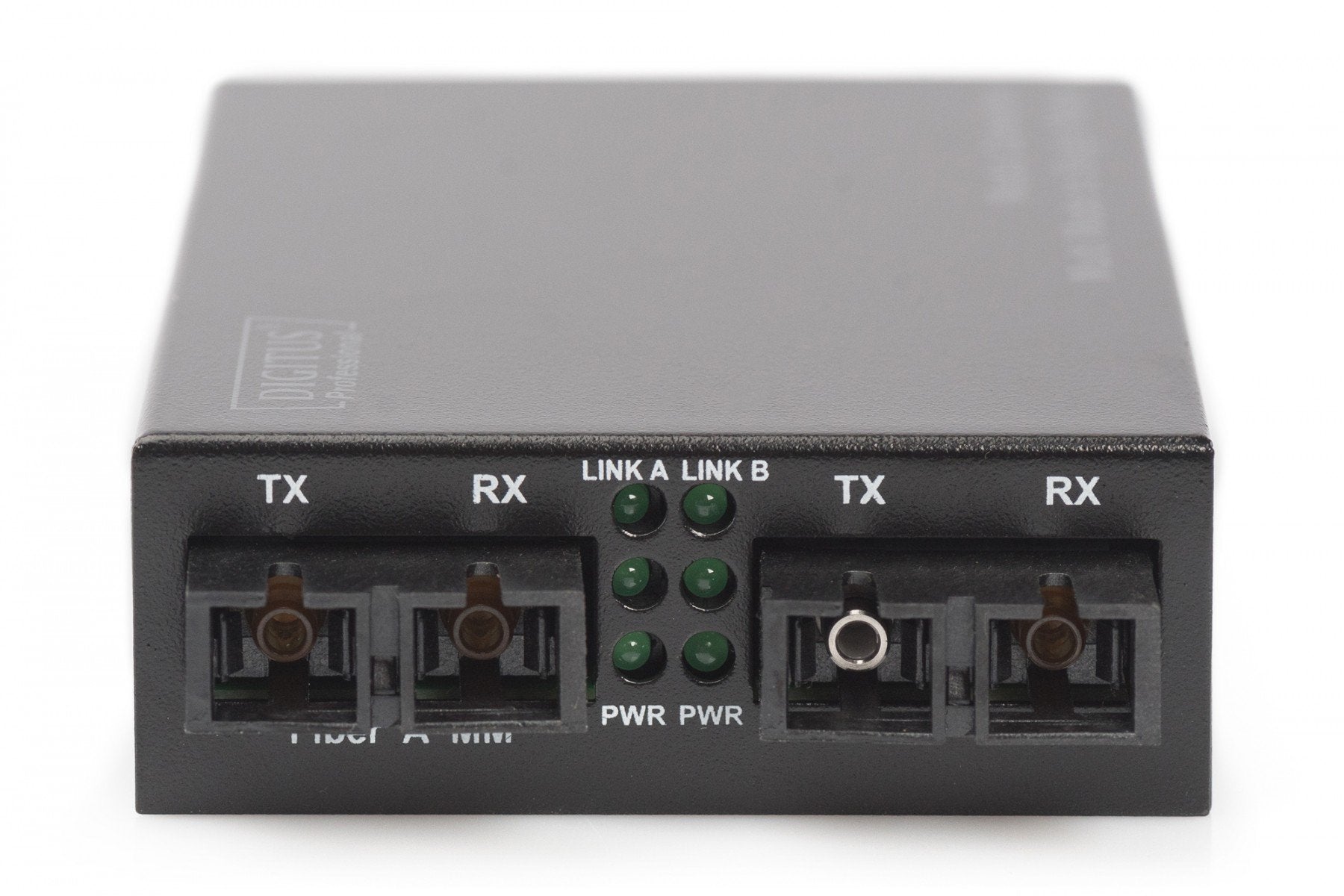 Digitus DN-82124 convertisseur de support réseau 1000 Mbit/s 1310 nm Monomode, Multimode Noir