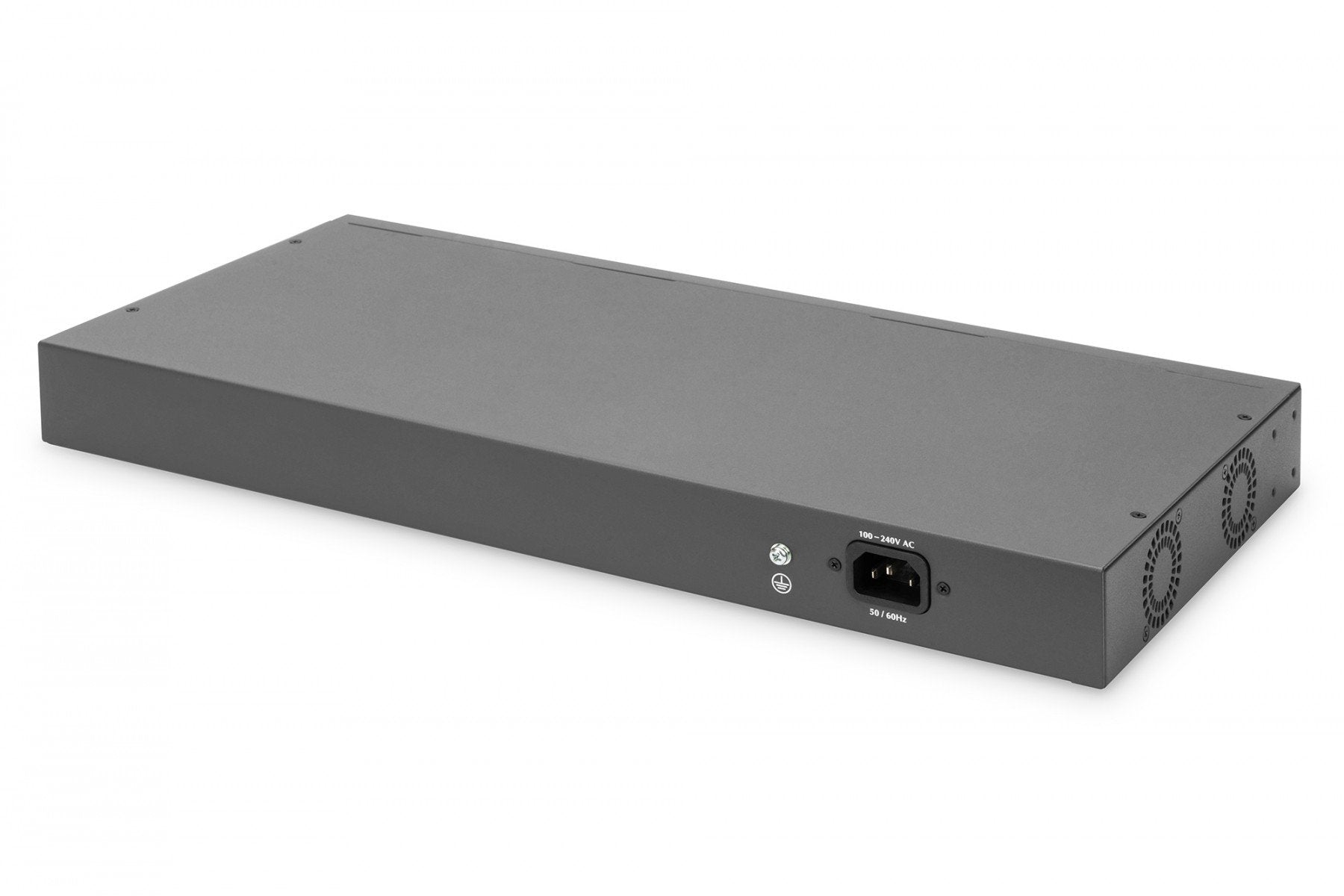Digitus DN-95342-1 commutateur réseau Non-géré Fast Ethernet (10/100) 1U Noir, Argent