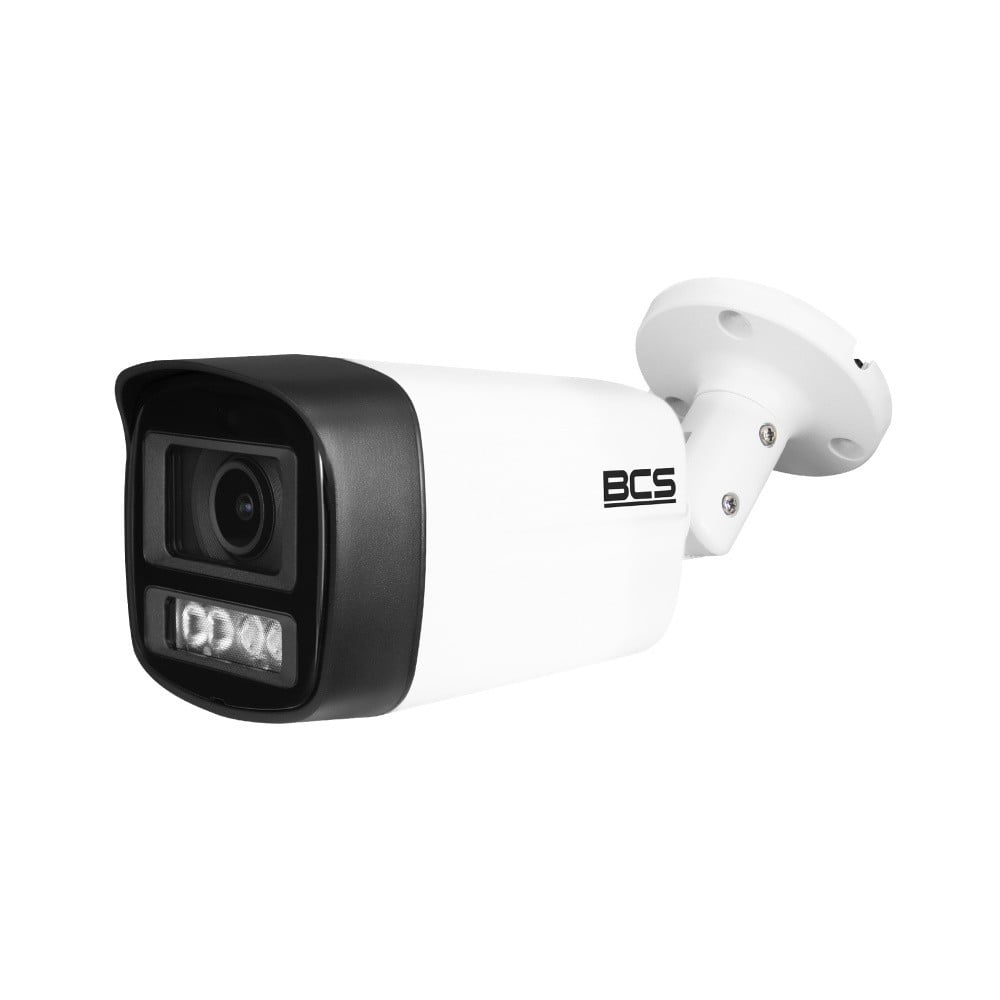 BCS BCS-L-TIP14FCL5-Ai1 Caméra tubulaire IP 4MP avec technologie NightColor 2.0 et microphone