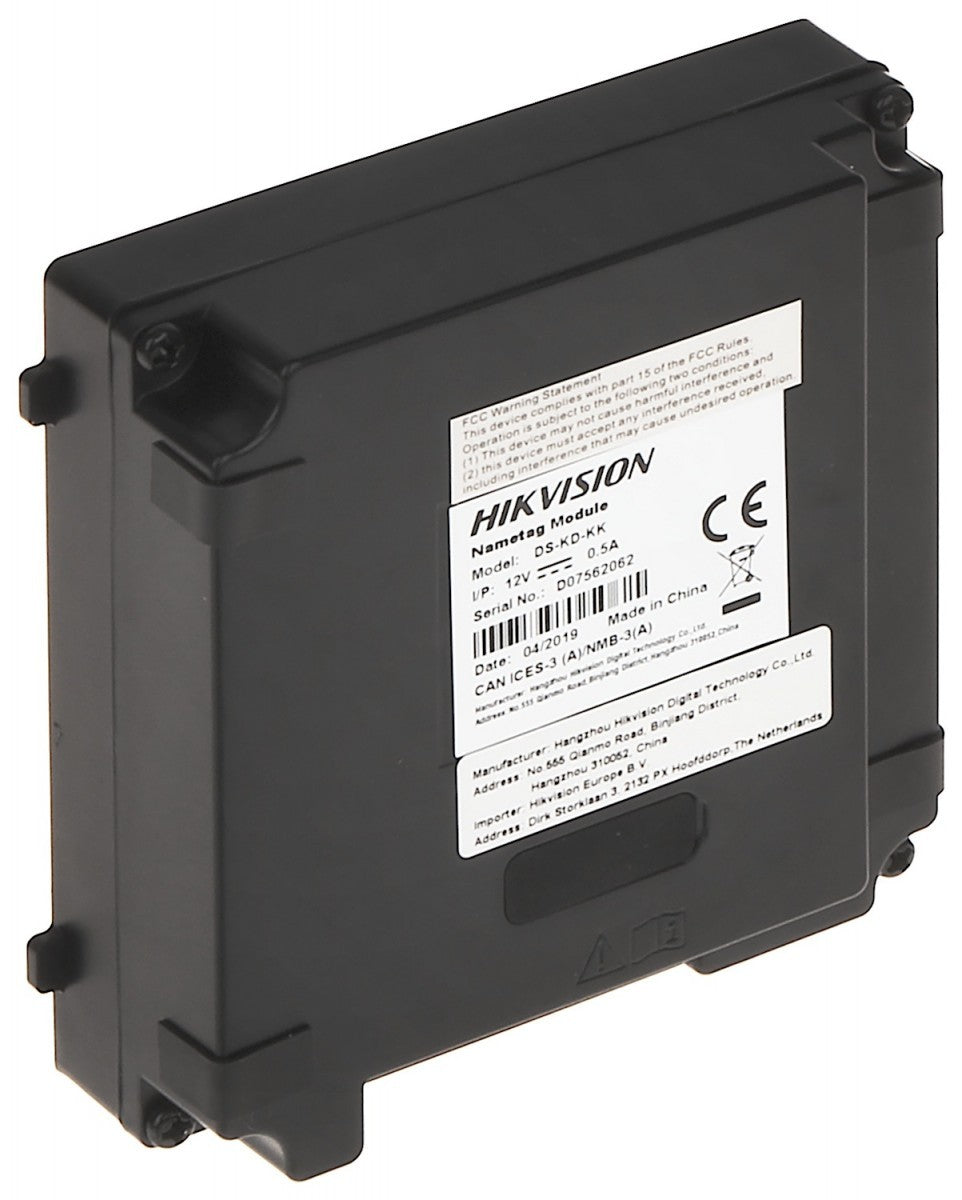Hikvision DS-KD-KK Station de porte modulaire professionnelle série KD8