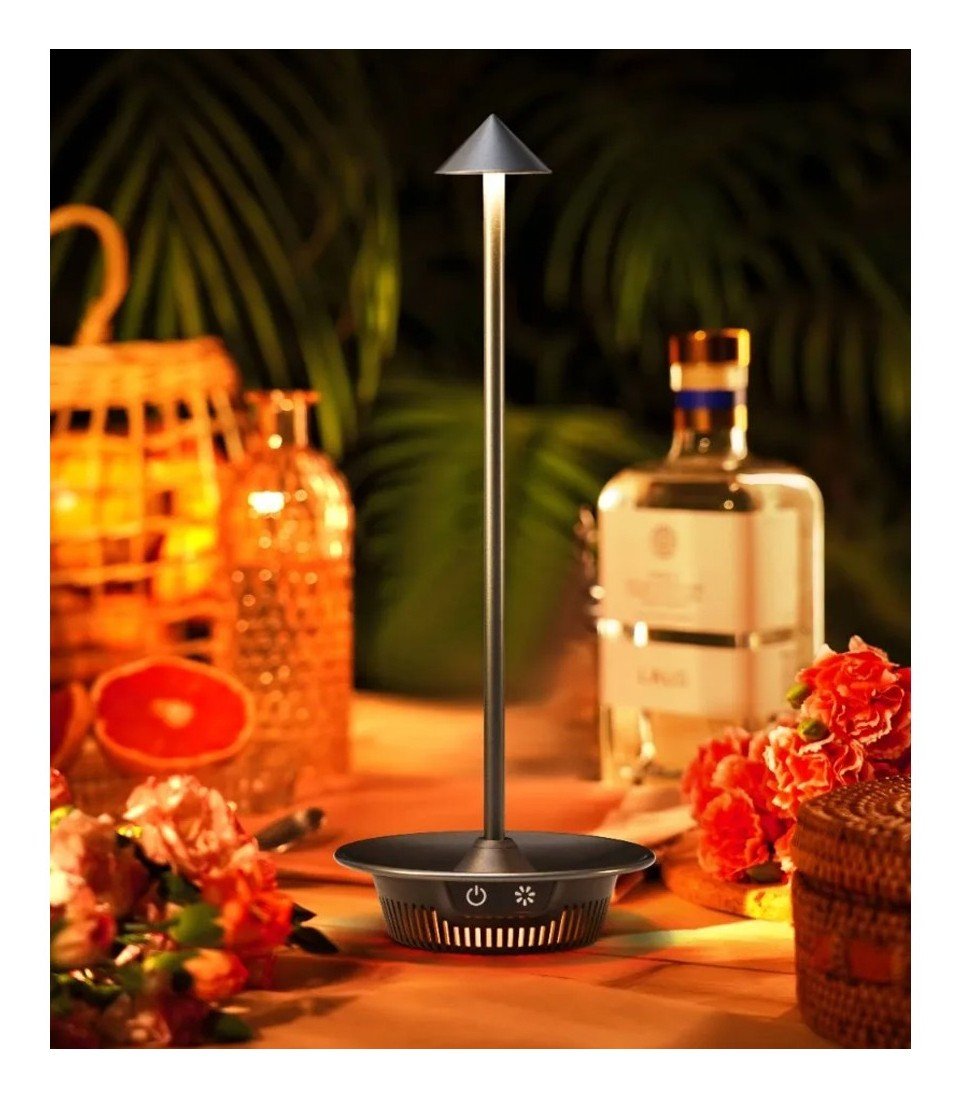 Techly I-LAMP-TABLE3 Lampe LED sans fil avec base tactile dimmable RGB