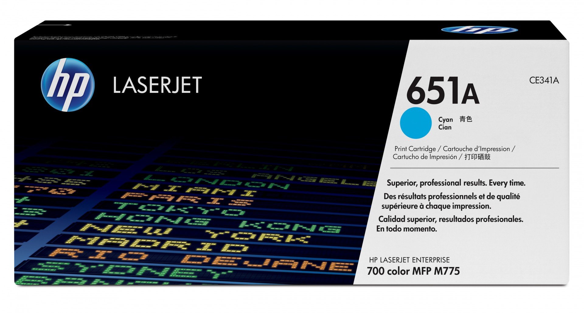 HP 651A original Toner cartridge CE341A cyan standard capacity 16.000 pages 1-pack