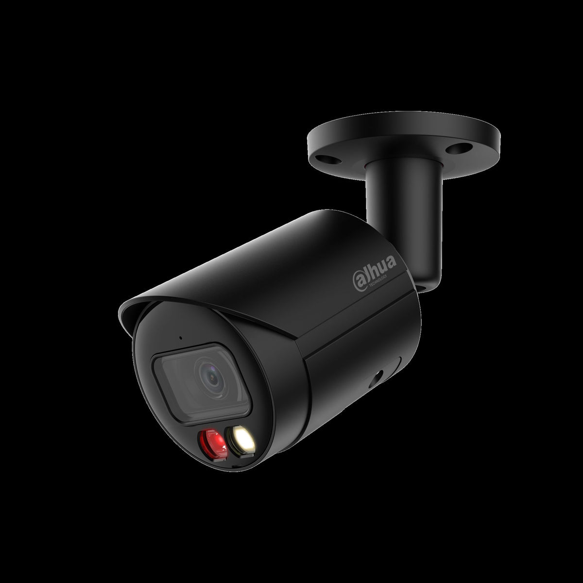 Dahua IPC-HFW2849S-S-IL-0280B-BLACK Caméra Réseau Bullet WizSense a Focale Fixe 8MP Lumiere Double Intelligente, noire