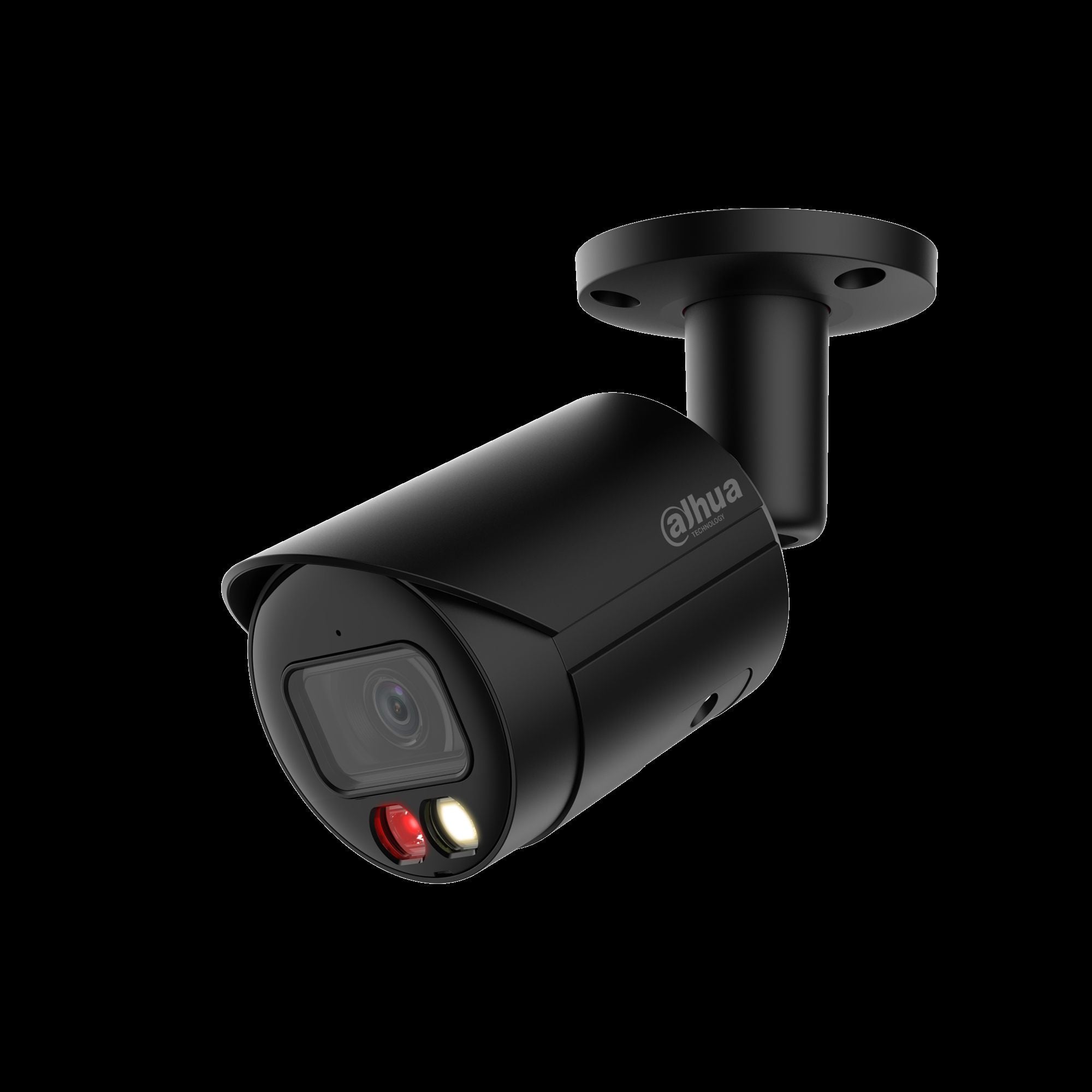Dahua IPC-HFW2849S-S-IL-0280B-BLACK Caméra Réseau Bullet WizSense a Focale Fixe 8MP Lumiere Double Intelligente, noire