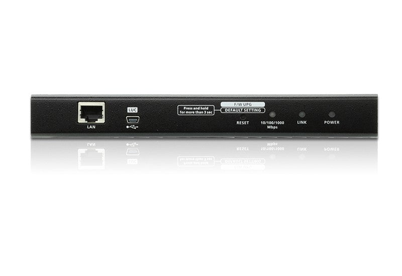 Acces partagé 1 local/distant - Commutateur KVM VGA a un port sur IP (1920 x 1200) - 1920 x 1200 pixels - Ethernet/LAN - Grille de montage - 7,26 W - Noir