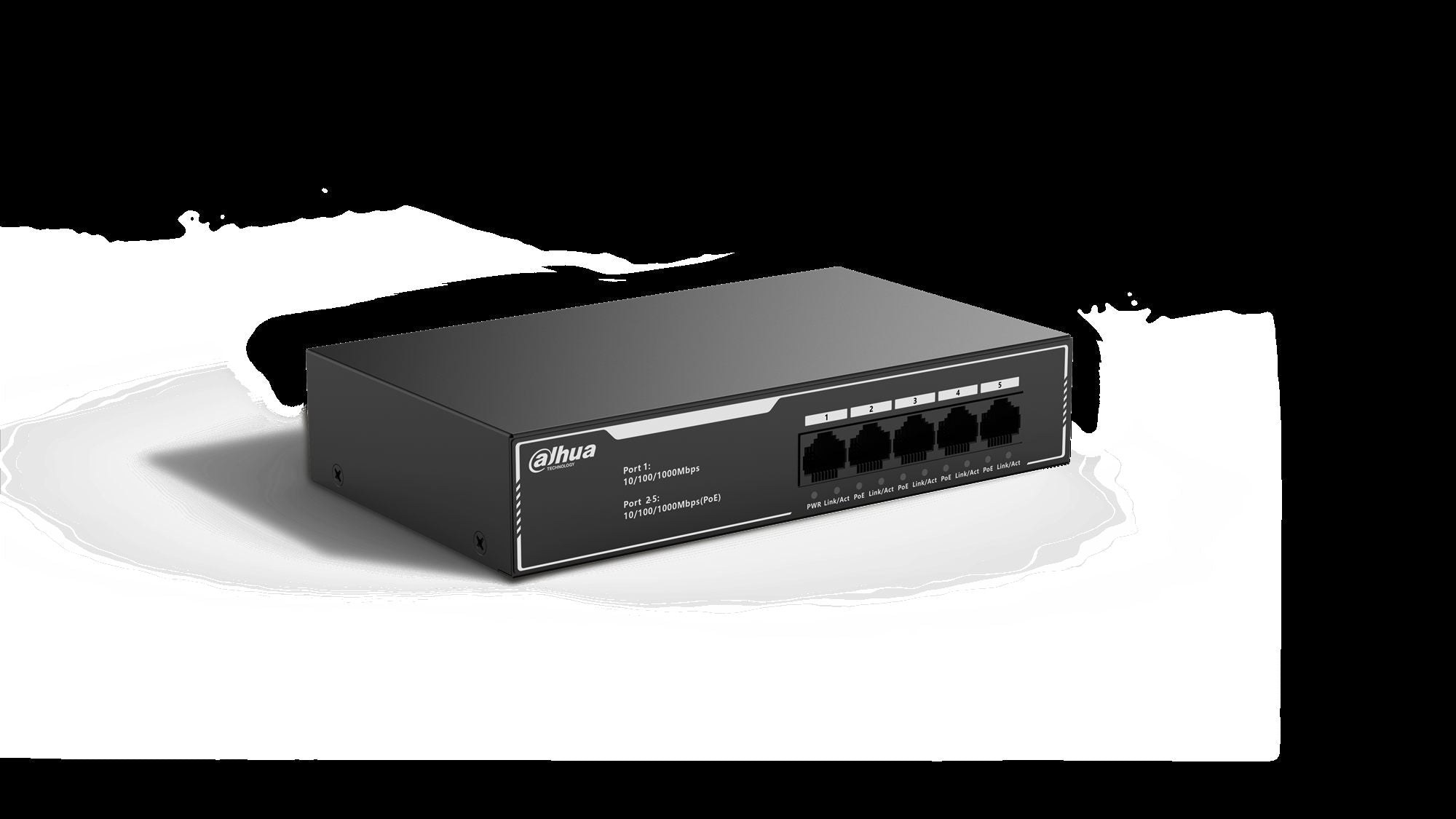 TP-LINK TL-SG1005LP 5-Port Gigabit Desktop Steel Case Switch with 4-Port PoE+ 40W PoE budget
